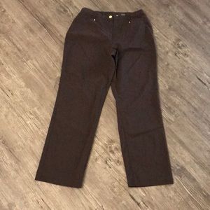 Ladies size 12 Tanjay Brown Pants
